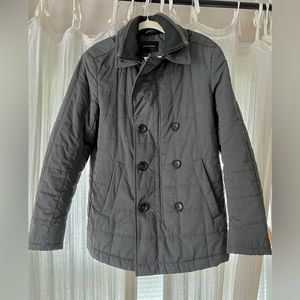 Men’s Grey Coat Size M Banana Republic